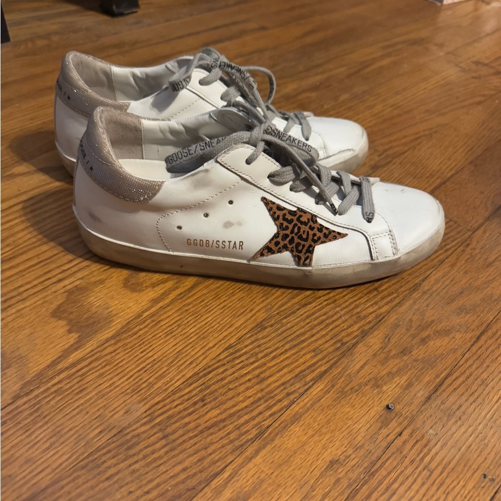 Golden Goose Super-Star Classic leopard star